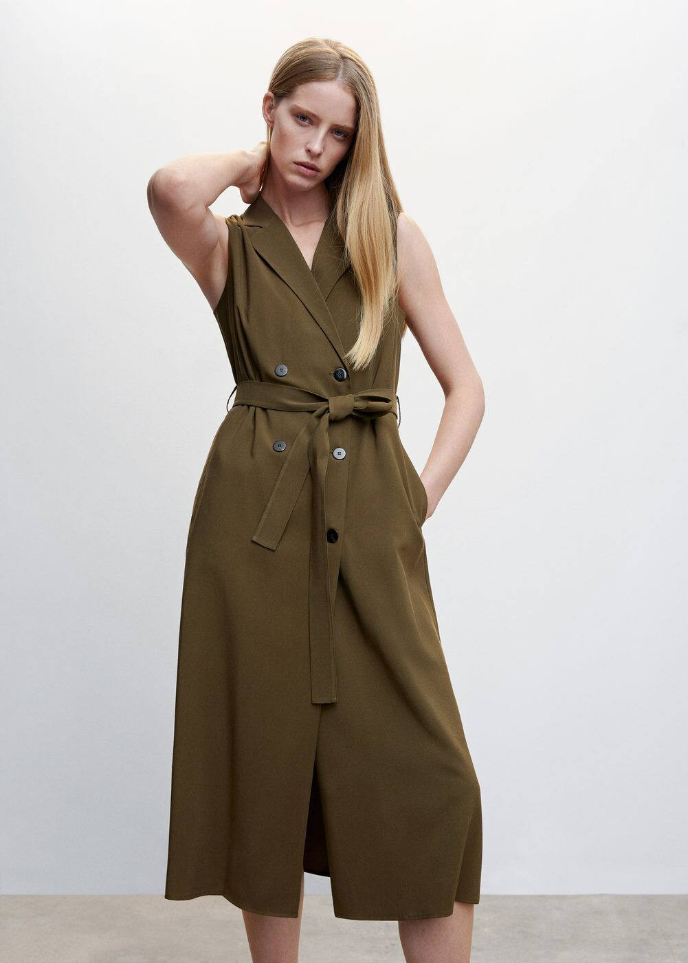 Midi vest dress -  Women | Mango USA | MANGO (US)