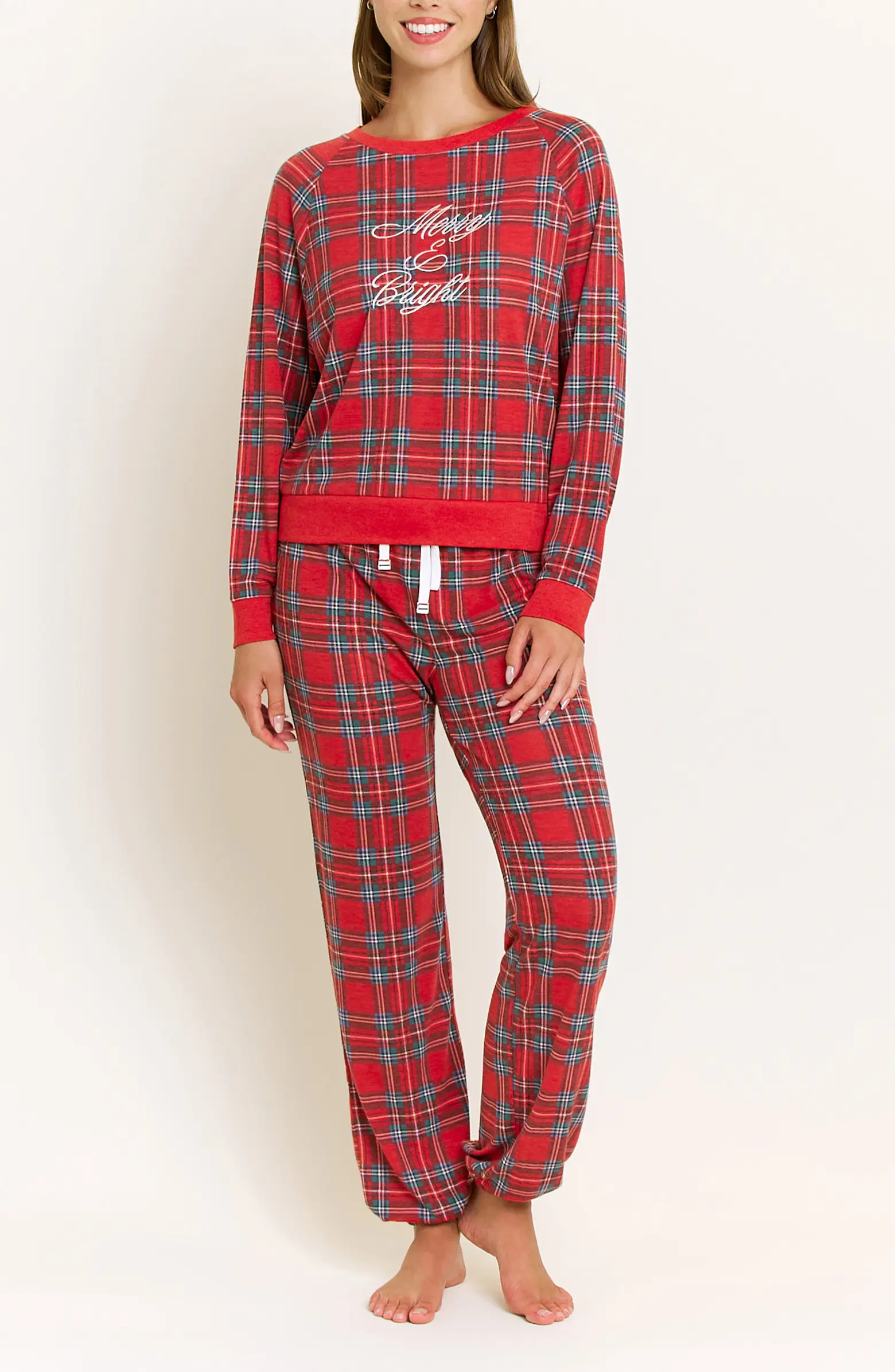Star Seeker Brushed Jersey Pajamas | Nordstrom