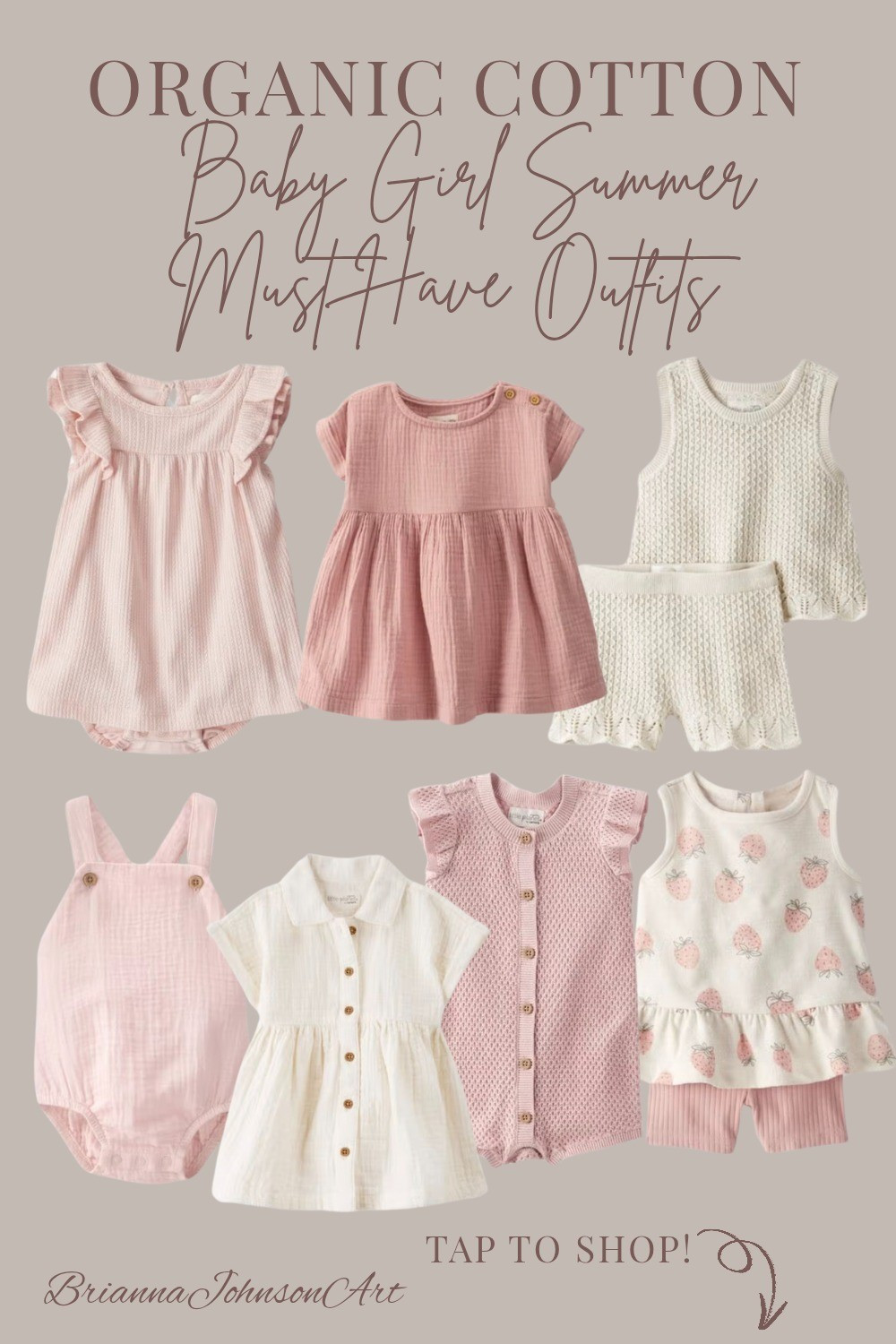 Carter's organic cotton baby girl summer must have outfits for this year!

#LTKBaby #LTKKids #LTKSeasonal