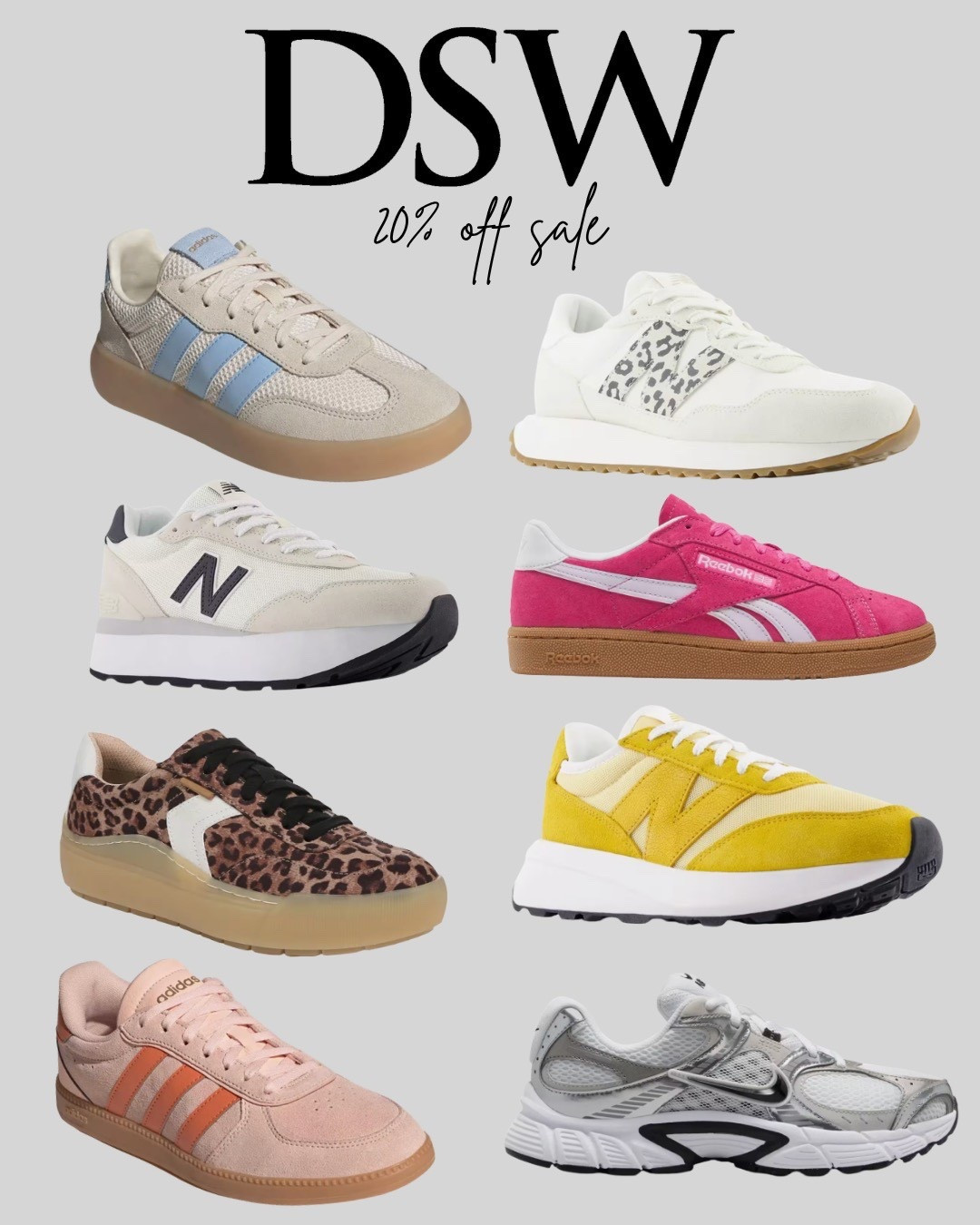 Sneaker lovers, this one’s for you 👟🔥
Take 20% off at DSW and yes…all the cutest sneakers are included 😍

From everyday basics to trending styles you’ll wear on repeat—this is your sign to grab them before sizes start disappearing 👀

Linked all my faves for you 🤍 don’t wait on these!!

#LTKsale #LTKshoecrush #SneakerStyle #DSWfinds #EverydayStyle #CasualOutfits #OnTrend #LTKunder100

#LTKootd #LTKSeasonal #LTKmomlife