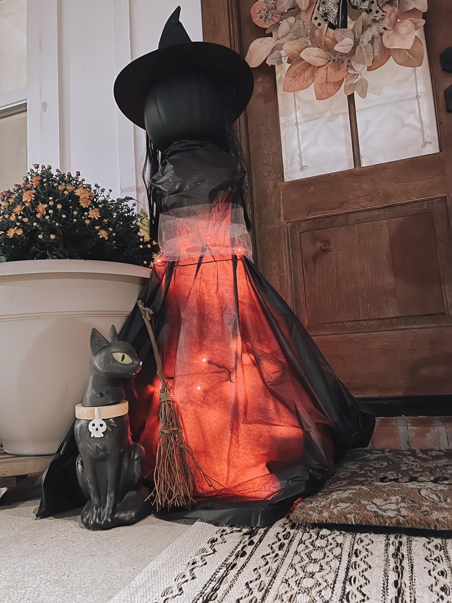 “Oh, look, another glorious morning. It makes me sick!”

I was excited to finally put this tomato cage witch together! It is super easy, and can grab all the items from Walmart. A quick easy Halloween project that the whole family will love.

Need:
1-Tomato Cage
1-string of orange lights 
1-black plastic table cloth
1-witch hat 
1-roll of glittery tulle 
2-3 plastic grocery bags
 1-medium foam pumpkin. 
Hot glue gun 


#LTKHome #LTKHoliday #LTKHalloween