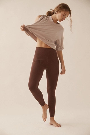 High-Rise 7/8 Length Good Karma Leggings | Free People (Global - UK&FR Excluded)