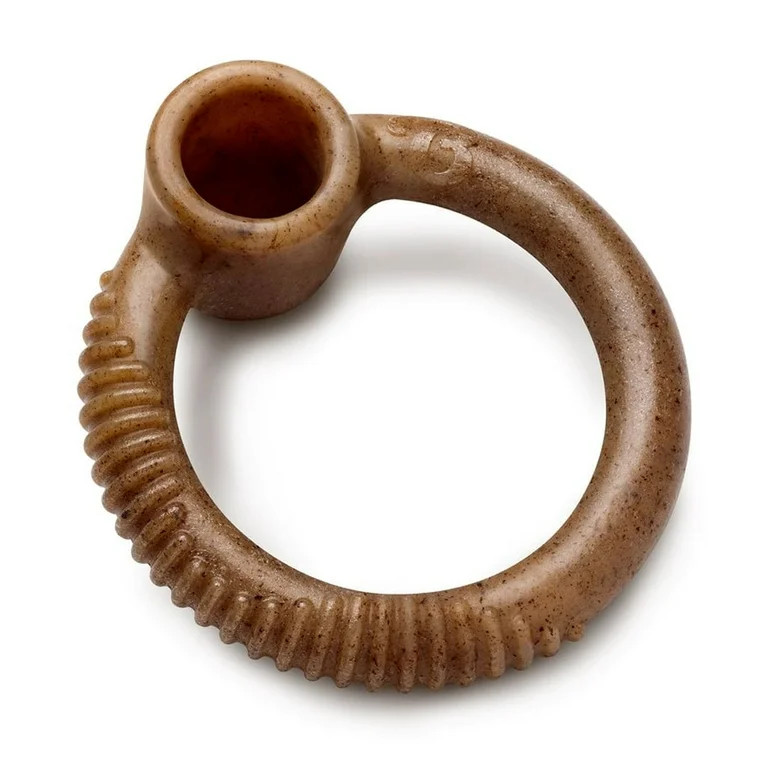 Benebone Ring Durable Dog Chew Toy for Aggressive Chewers, Real Bacon, Large | Walmart (US)