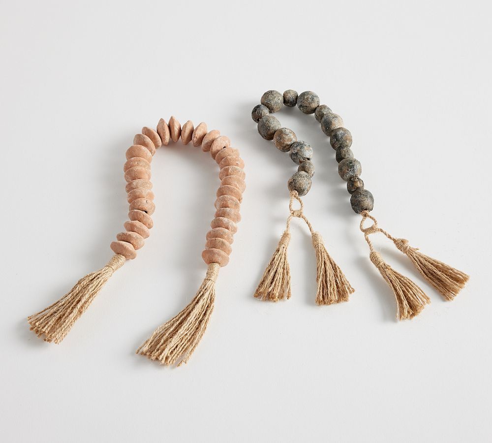 Artisan Handcrafted Terracotta Beaded Rope | Pottery Barn (US)