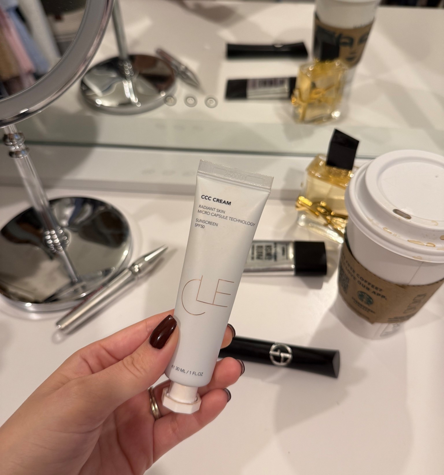 Some of the make up I’m wearing is on sale today! I haven’t used my regular foundation in weeks since buying this baby. Looks very natural and feels light, I finish it off with translucent powder after. It comes out white but as you rub with your fingers turns color. 

#LTKSaleAlert #LTKBeauty