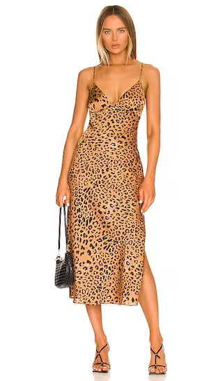 x REVOLVE Adeena Slip Dress in Leopard | Revolve Clothing (Global)