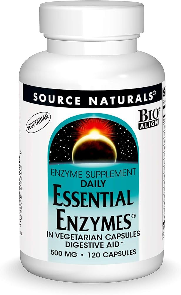 Source Naturals Essential Enzymes 500mg Bio-Aligned Multiple Enzyme Supplement Herbal Defense for... | Amazon (US)