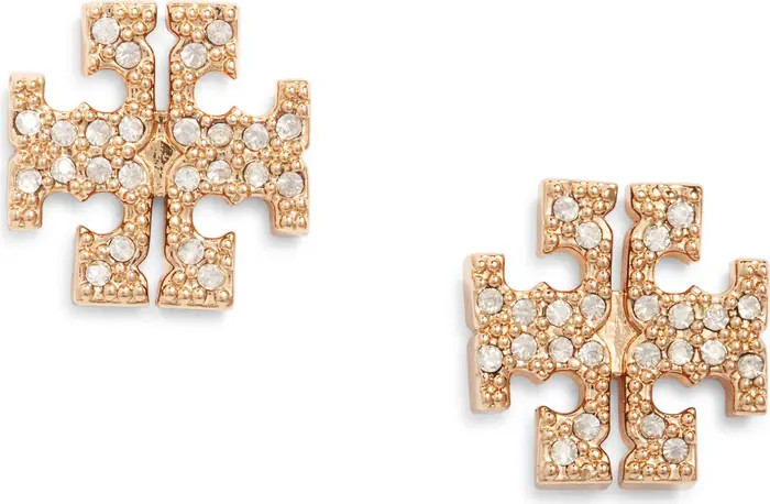 Tory Burch Kira Pavé Stud Earrings | Nordstrom | Nordstrom