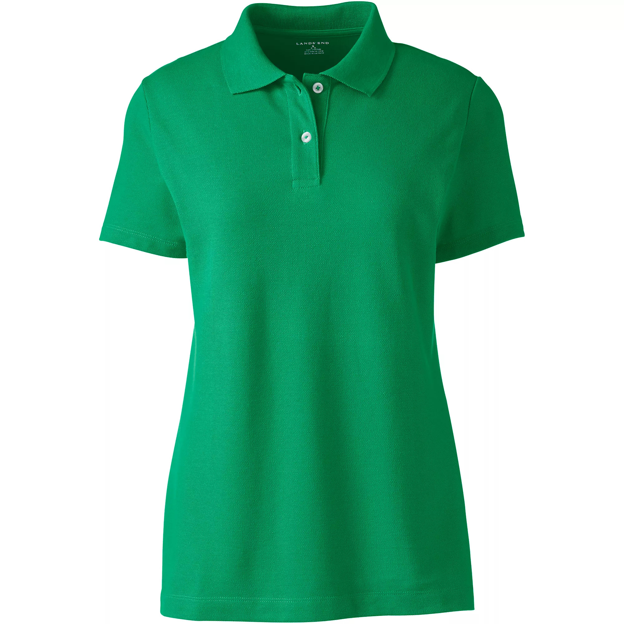 Women's Short Sleeve Basic Mesh Polo Shirt | Lands' End (US)