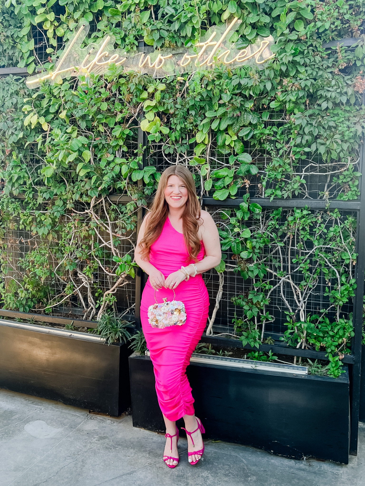 Rehearsal dinner dress from amazon wearing size large with shapewear. Pink dress. Vacation dress. Spring dress. Wedding guest dress. 

#LTKwedding #LTKunder50 #LTKstyletip