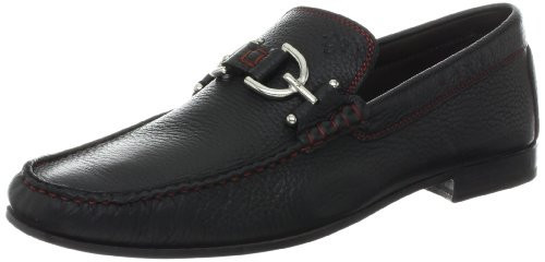 Donald J. Pliner Dacio, Men’s Dress, Designer Shoes, Classic Leather Loafers, Black Buckskin, 7 | Amazon (US)