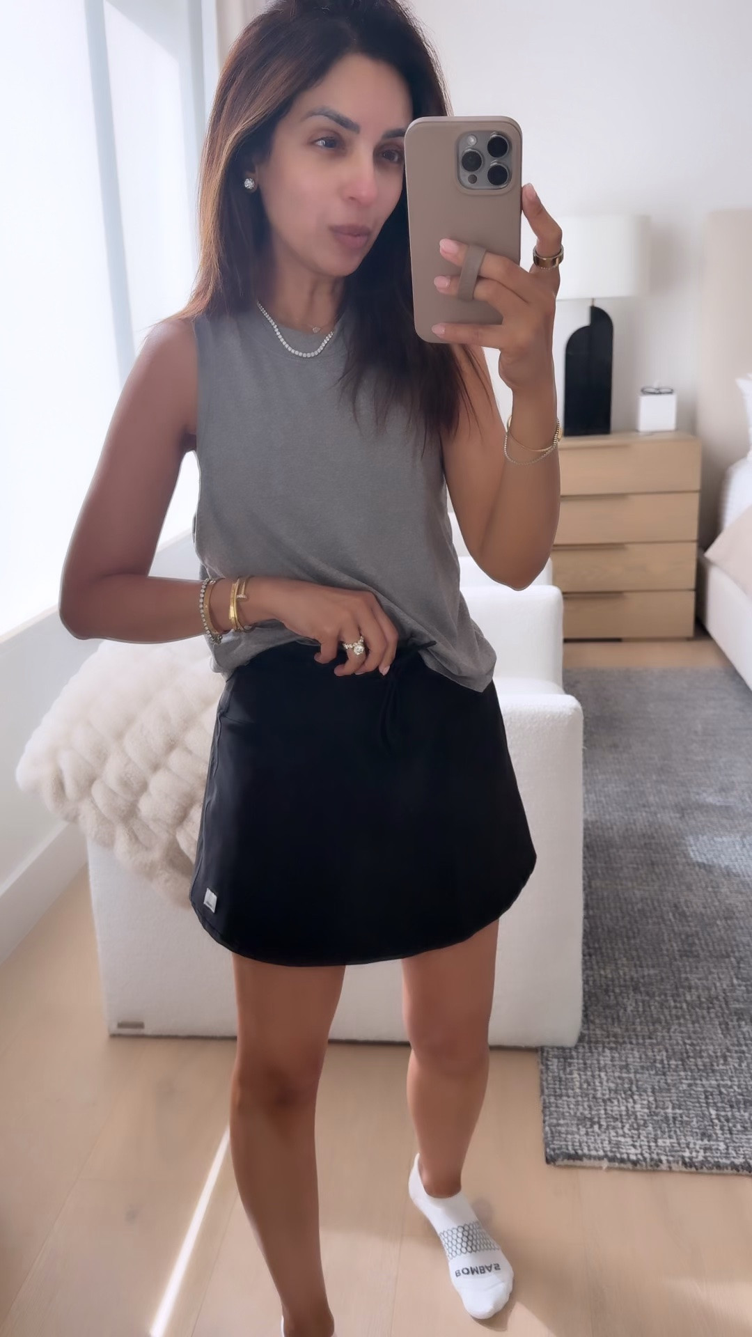 If you're loving your summer walks like I am, you'll want these active must haves! Linked up my go to tennis skirt and tank; and my all time favorite socks and walking shoes! All run TTS! @nordstrom #nordstrompartner

#LTKActive #LTKfitnessgoals #LTKmomlife