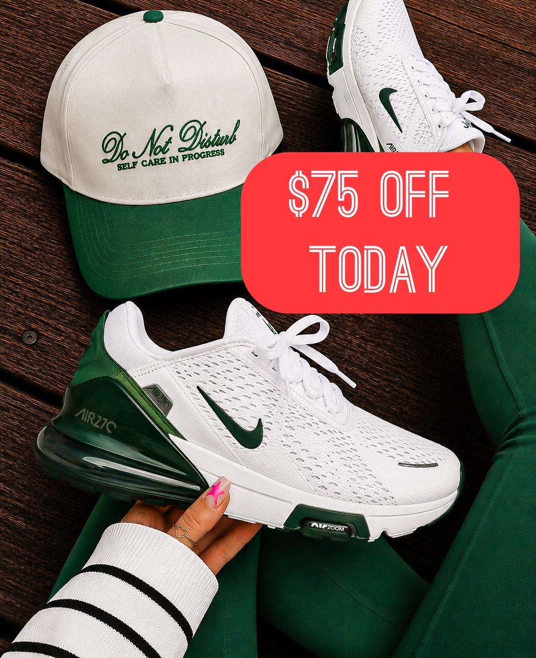 🚨 WOW. I am NOT gatekeeping this one. 🚨
Code SUMMER for extra 20% off! 


These Nike Air Max 270s in this gorgeous Hunter Green are a TOTAL steal today. 🤯

They’re already marked down, BUT I also have an extra 20% off code that stacks, making them a whopping $75 OFF. 👏👏👏

And if you’ve shopped Nike sales before, you already know what happens next… the good sizes disappear FAST. 😭

💚 Hunter Green
💚 Air Max comfort
💚 Perfect everyday sneaker
💚 Massive discount

Don’t be the girl who says, “I’ll come back later,” because later usually means your size is gone. 🙈

🚨 Buy now or cry later.
🚨 Do not sleep on these.
🚨 Major FOMO alert.

Comment 270 below and I’ll send you the link + code before your size sells out! 👇👇👇

#LTKActive #LTKSaleAlert #LTKootd