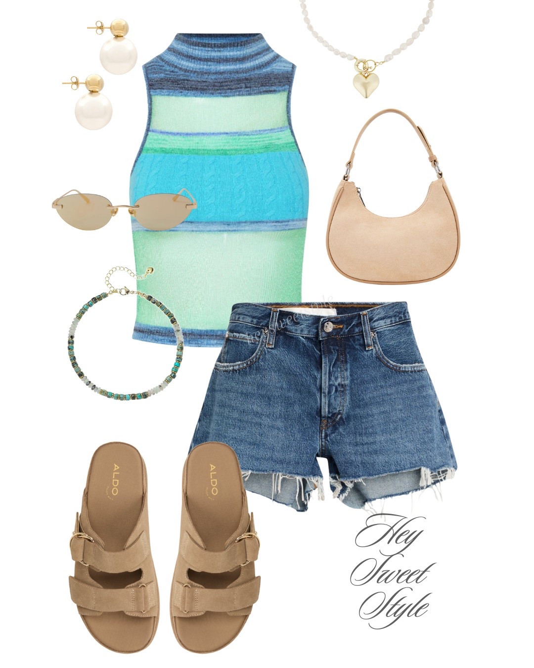 Gradient Knit Tank + Denim Shorts 🐠

• 10 Casual Summer Outfit Ideas • 
💙🩵💚

#LTKFindsUnder50 #LTKFindsUnder100