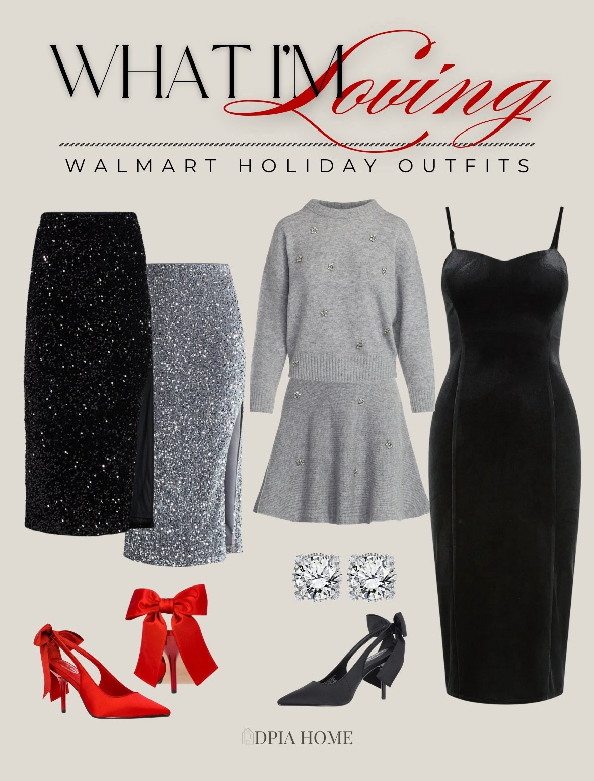 Getting dressed up for the holidays shouldn’t cost a fortune! ❤️ Check out these affordable beautiful holiday outfit finds for under for $60 & under! I’m wearing this black velvet dress for a holiday event that is super-flattering and only $26!

#LTKStyleTip #LTKootd #LTKHoliday