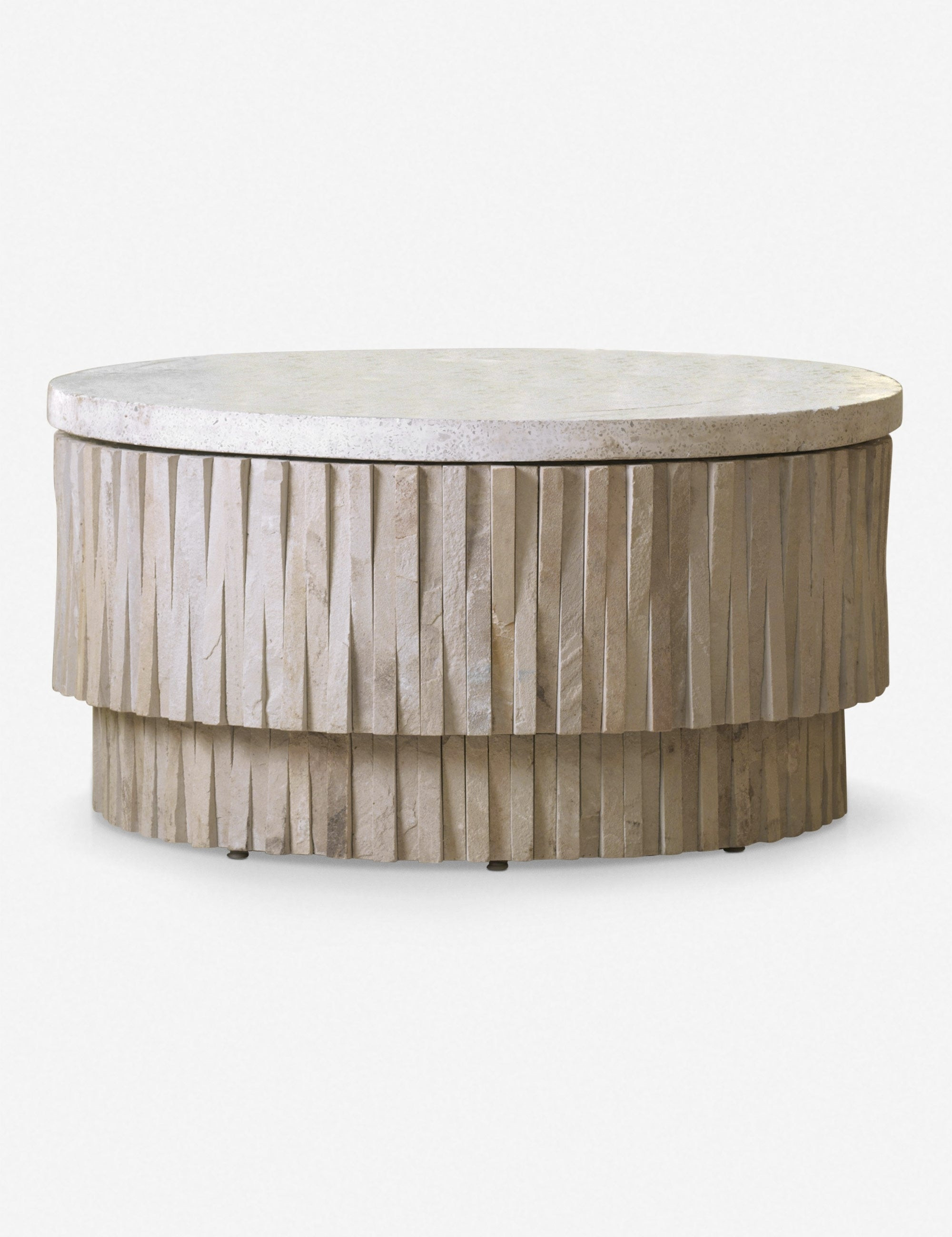 Dresdin Indoor / Outdoor Round Coffee Table | Lulu and Georgia 