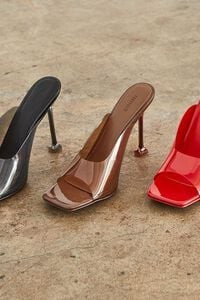 Vinyl Spool Heels | Forever 21 (US)