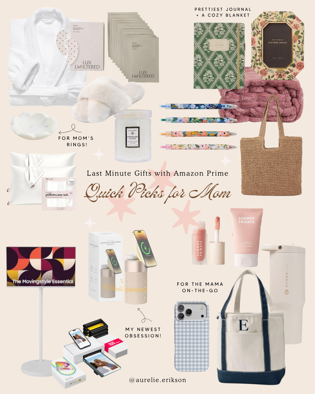 🌸 QUICK SHIP Mother’s Day finds that still feel thoughtful >> because last-minute can still be cute 💕 Amazon Prime gifts she’ll actually use + love. From cozy favorites to sentimental little luxuries, these all arrive fast ✨ 

 #MothersDay #AmazonFinds #LTKGiftGuide #QuickShipGifts #AmazonPrimeFinds #LTKMothersDay #LTKBeauty