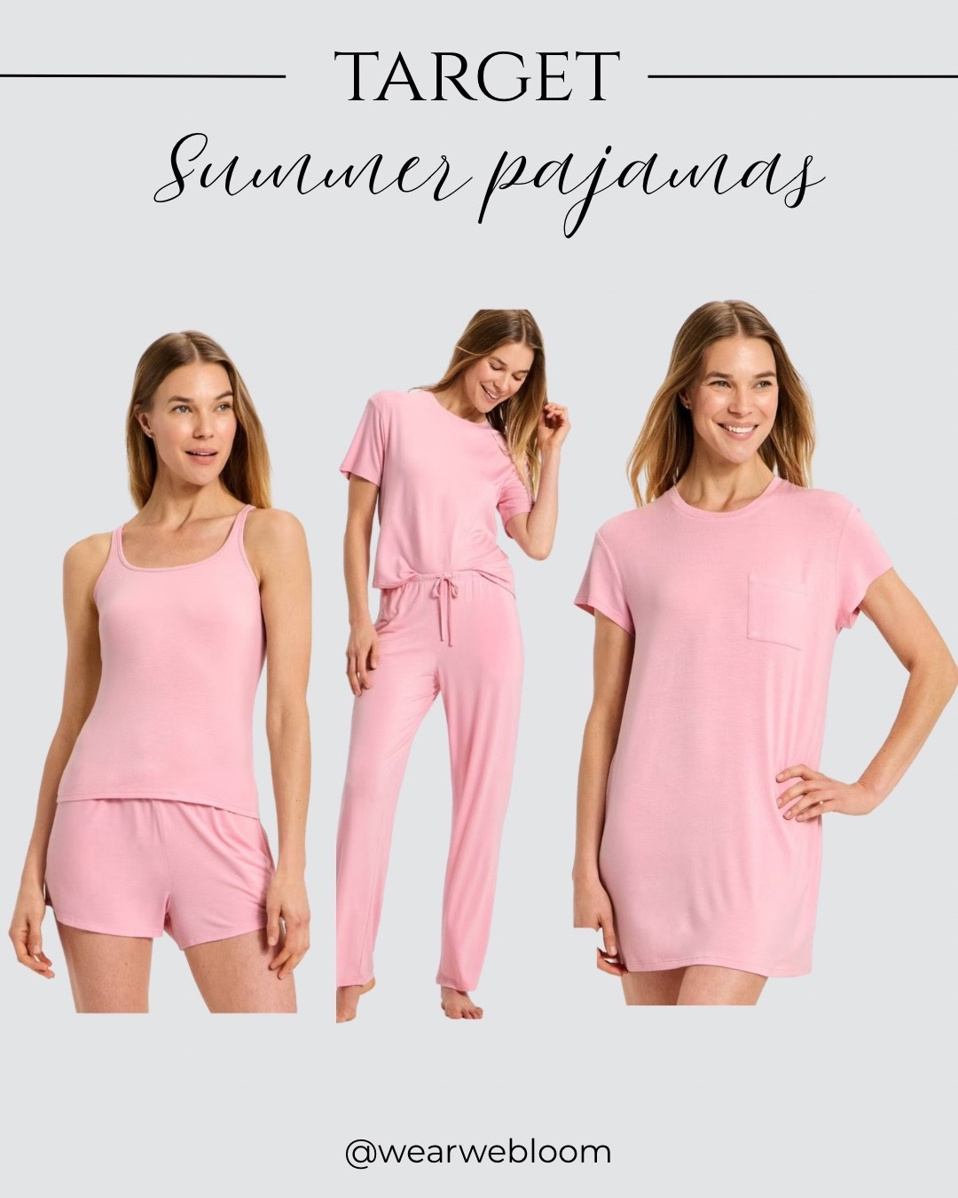 Target pajamas 
Summer pink


#LTKOver40 #LTKselfcare #LTKValentine
