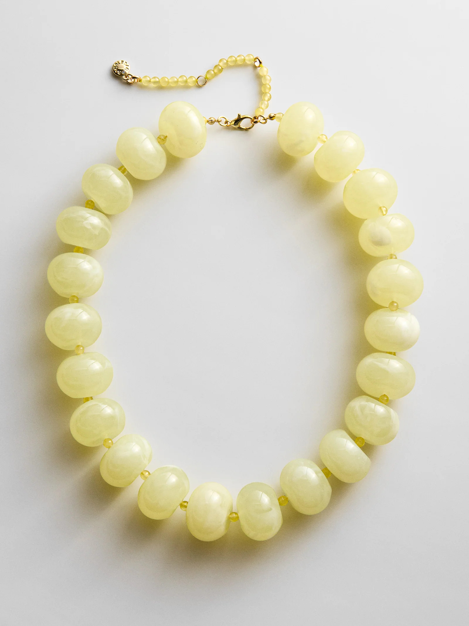 Joan Semi-Precious Necklace - Ivory Quartz | BaubleBar