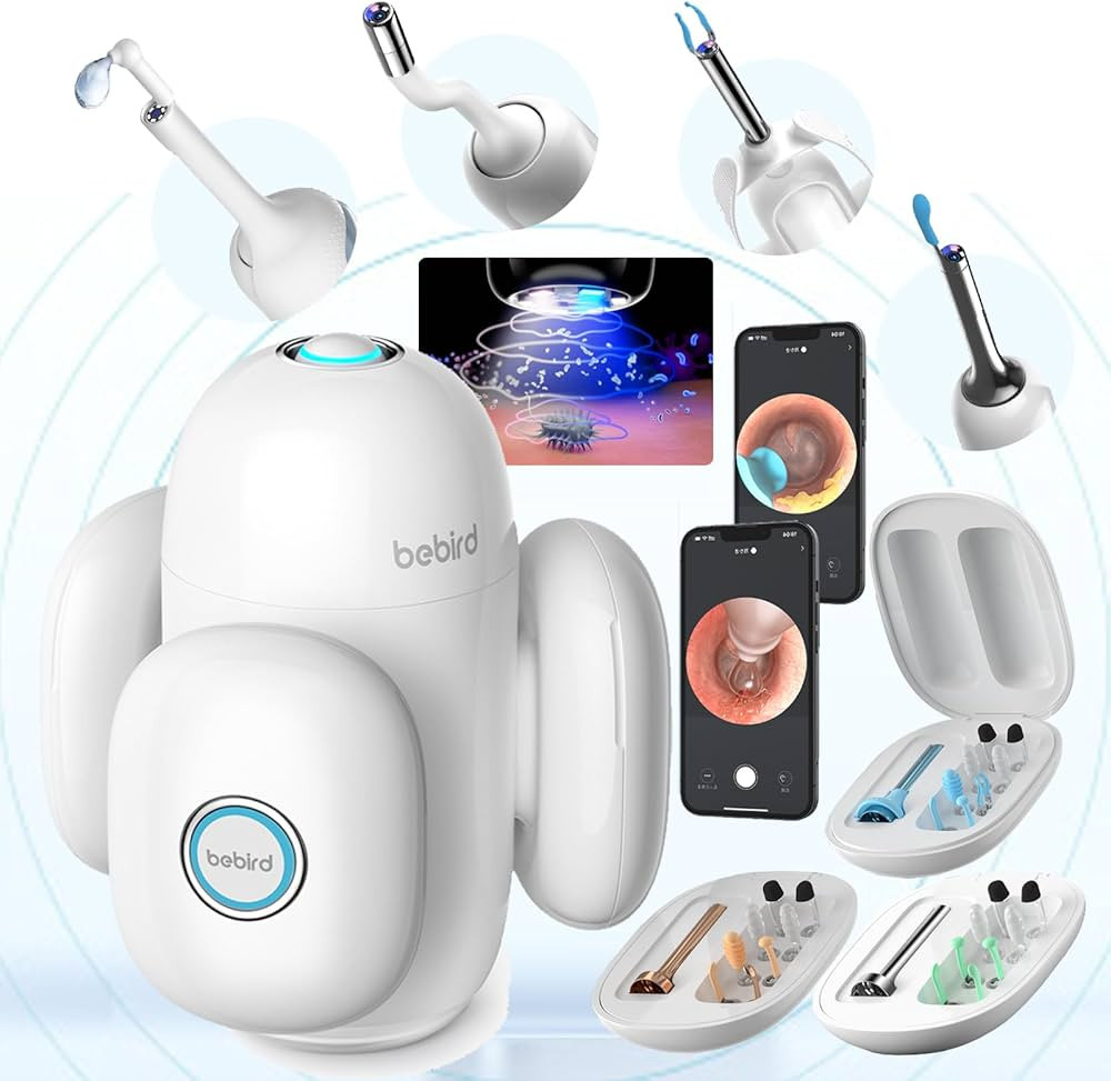 Bebird Home 30S Camera for Ear Canal Wax Removal Tool, Flexible Ear Viewing Scope OTO-Scope Clean... | Amazon (US)