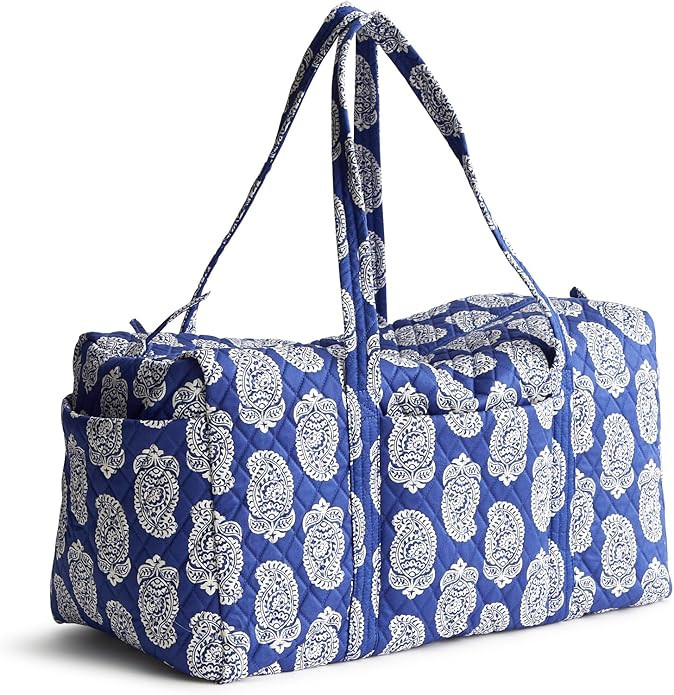 Vera Bradley Women's Cotton Large Original Duffel | Amazon (US)