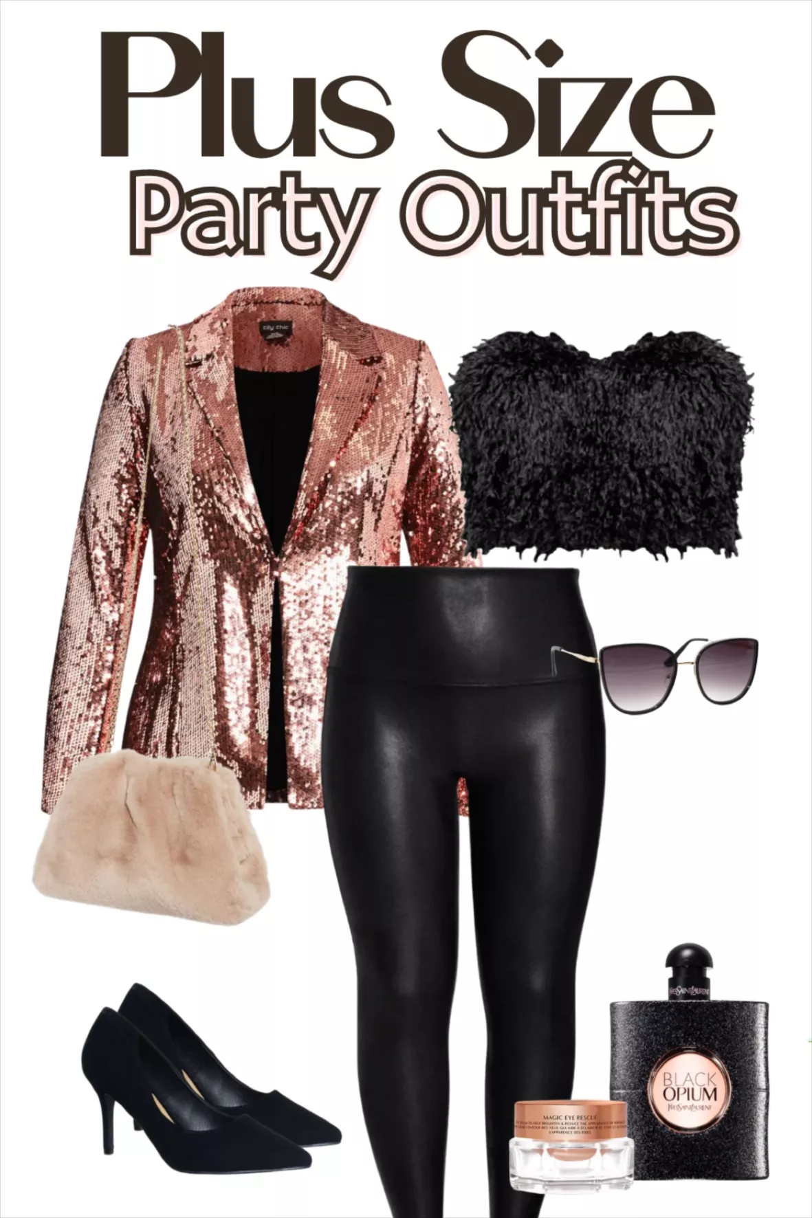 City Chic Sequin Seduction Jacket curated on LTK