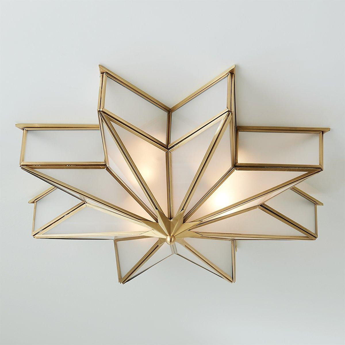 Glass Star Ceiling Light | Shades of Light