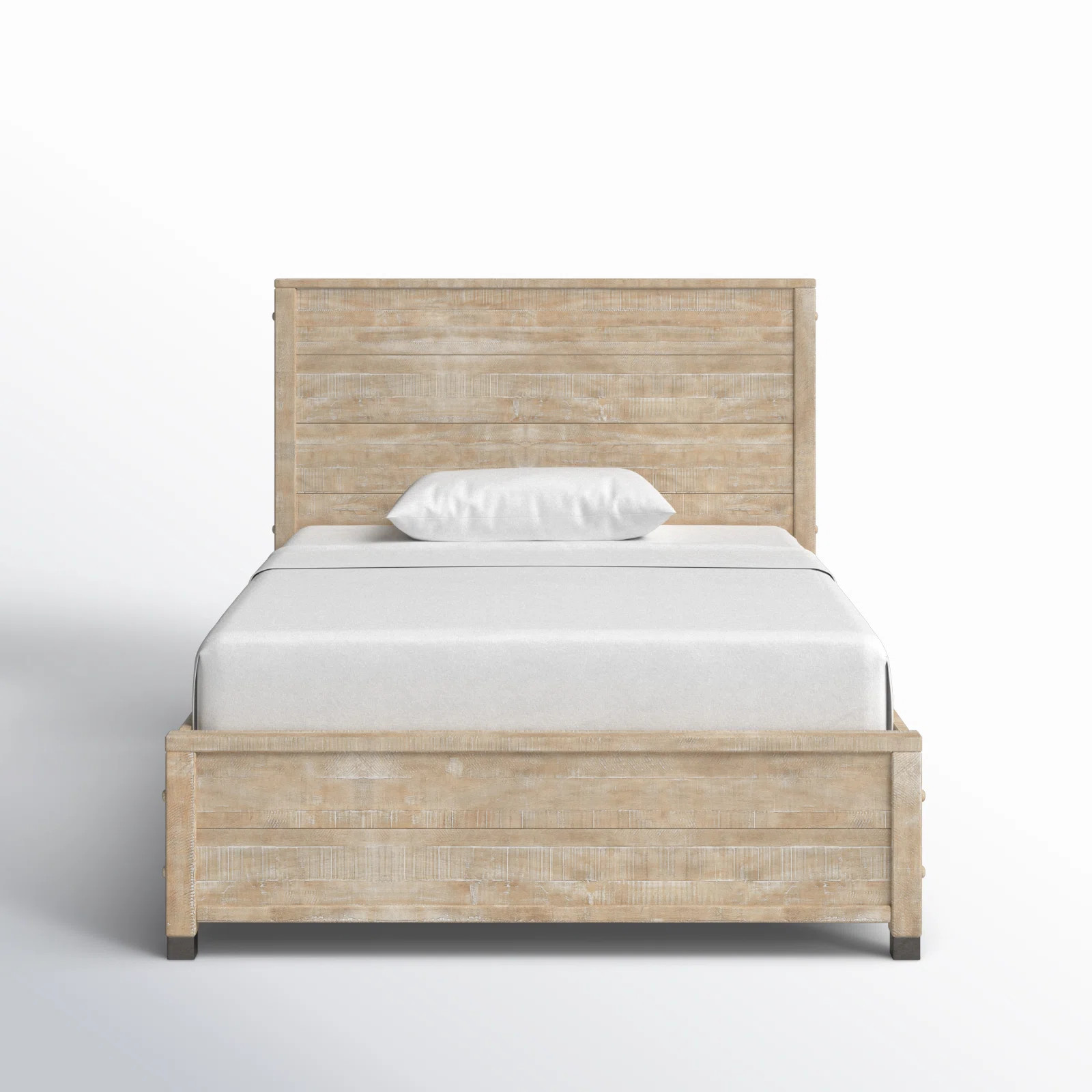 Altamirano Solid Wood Panel Bed | Wayfair North America