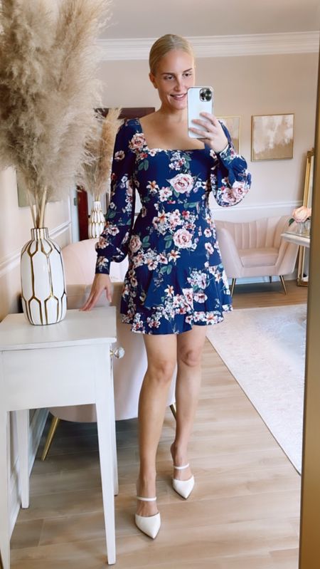 A gorgeous floral dress for spring! On sale right now. Runs small size up one size. This is a medium and I could not even fully zip it the back.

#LTKsalealert #LTKSeasonal #LTKstyletip