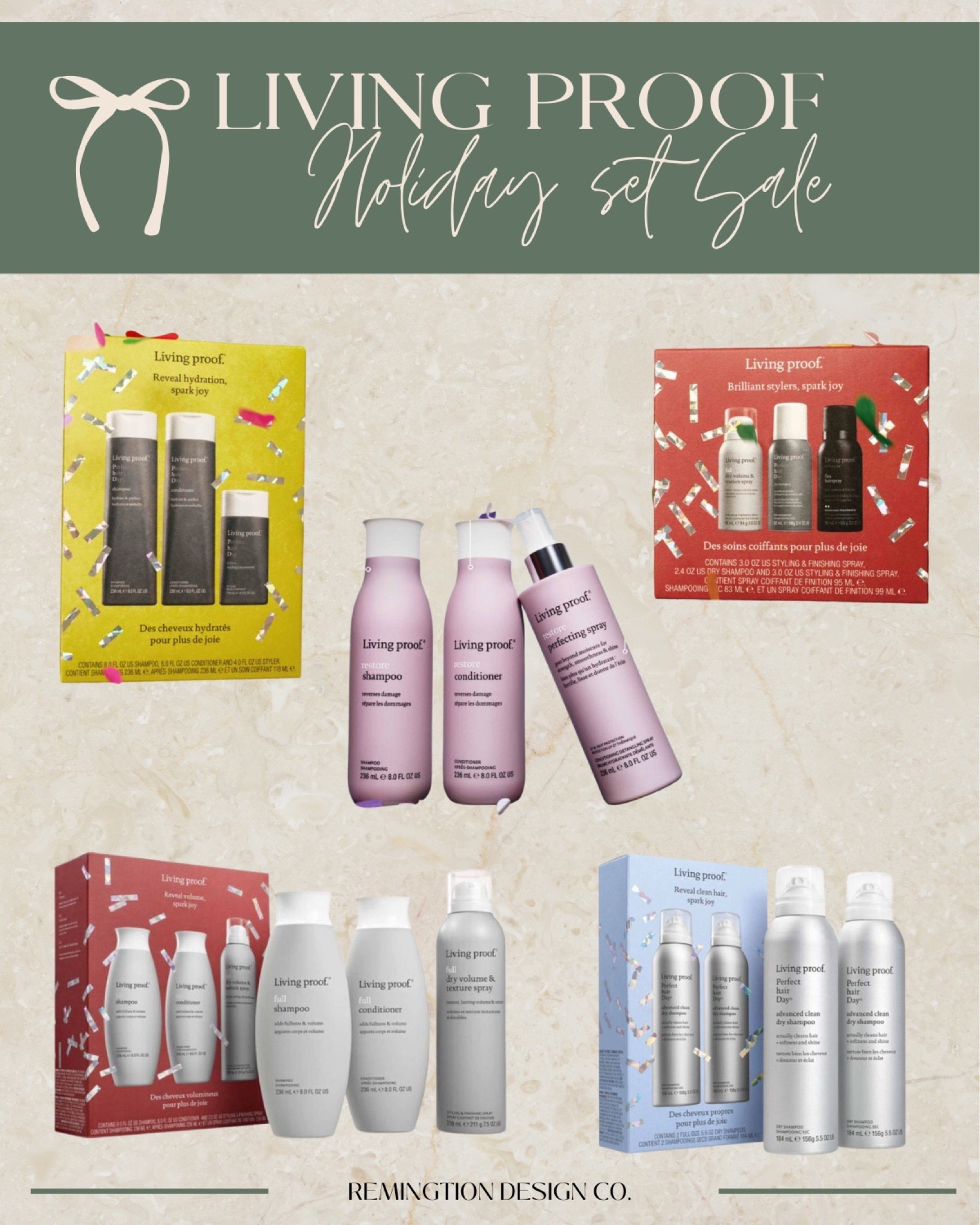 Living Proof holiday sets!  

Living proof | holiday shopping | stocking stuffers | dry shampoo | hair essentials 



#LTKGiftGuide #LTKBeauty #LTKHoliday