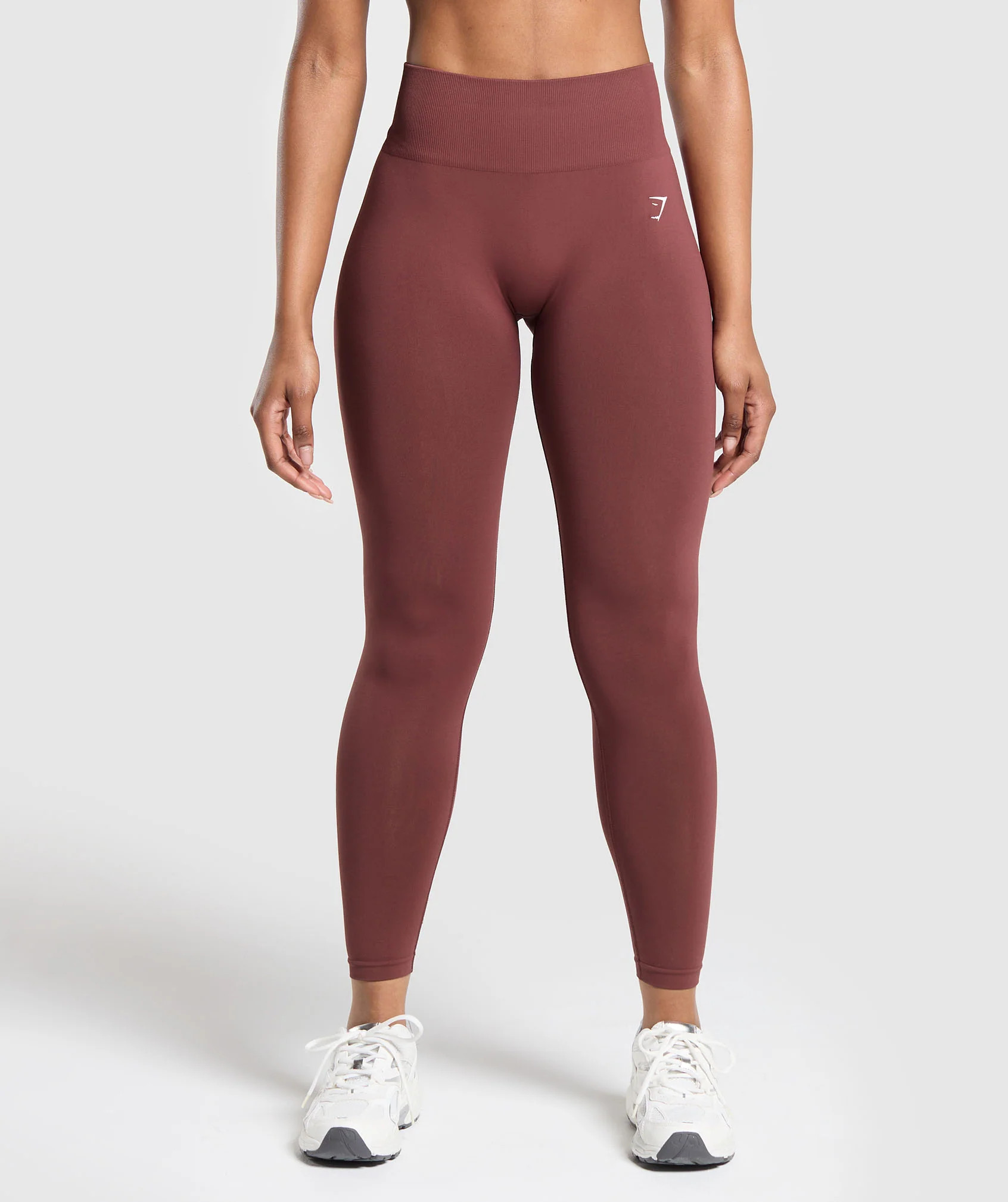 Gymshark Everyday Seamless Leggings - Burgundy Brown | Gymshark UK