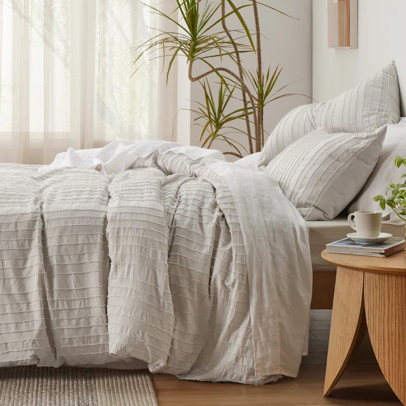 Bedsure Shabby Elegance Striped Tufted Duvet Cover & Reviews | Wayfair | Wayfair North America