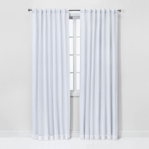 Voile Overlay Blackout Window Curtain Panel - Threshold™ | Target