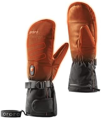 ORORO Heated Mittens for Women and Men, Rechargeable Heated Gloves for Skiing Arthritic Hands (Ch... | Amazon (US)