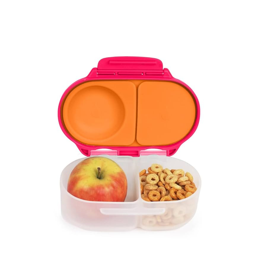 b.box Snack Box for Kids & Toddlers: 2 Compartment Snack Containers, Mini Bento Box, Lunch Box. L... | Amazon (US)