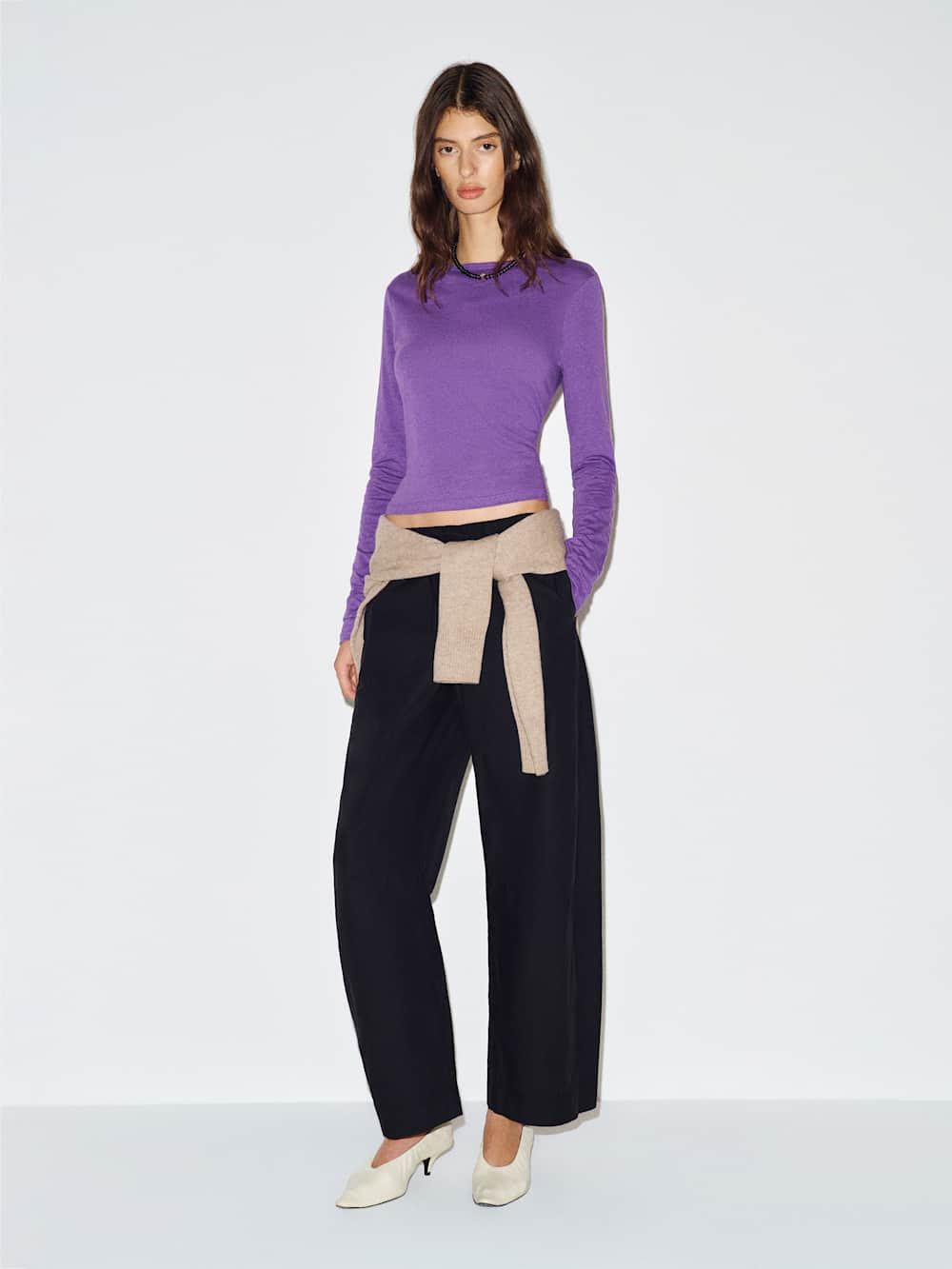 Ezra Slim Fit Long Sleeve | Reformation (Global)