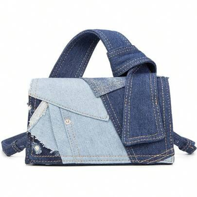Purses For Women Mini Purse Cute Purses Denim Mini Bags For Women Top Handle Clutch Handbag Best Gift For Teen Girl | SHEIN