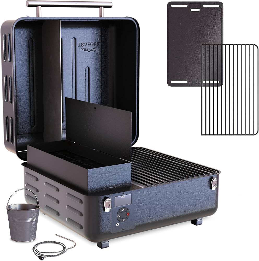 Traeger Grills TFT18KLD Ranger, Portable Wood Pellet Grill and Smoker – Electric Tabletop Pelle... | Amazon (US)