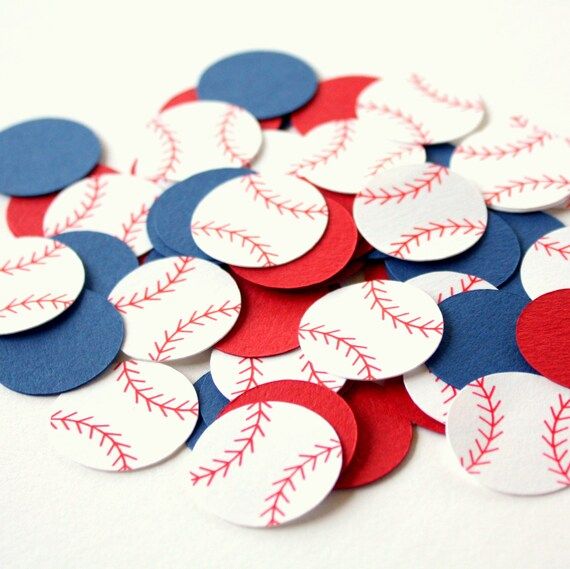 Baseball Confetti - Sports Themed Table Confetti - Baseball Theme Party Decorations - Baseball De... | Etsy (US)