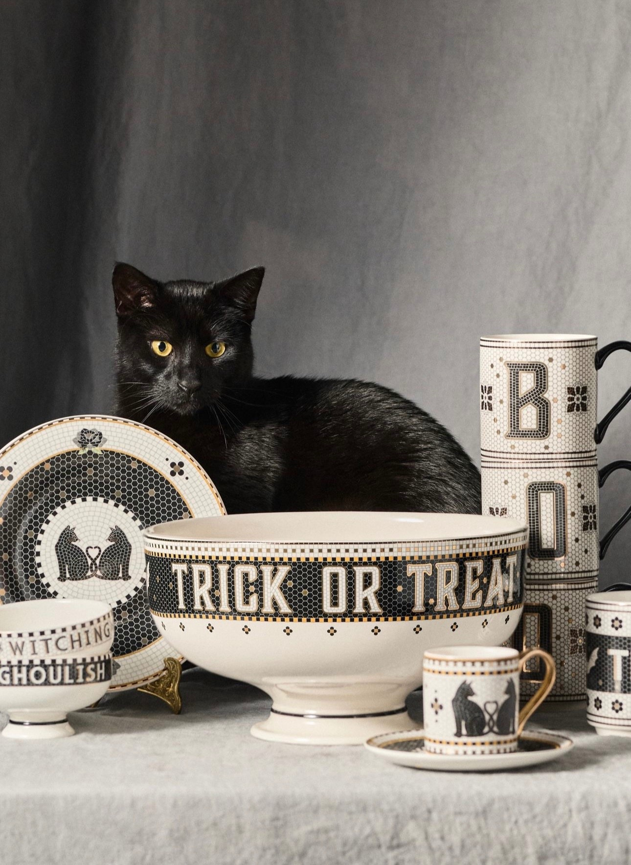 Anthropologie just dropped their Halloween edition for Bistro tile. I will be adding these items to my collection! 🎃🐈‍⬛