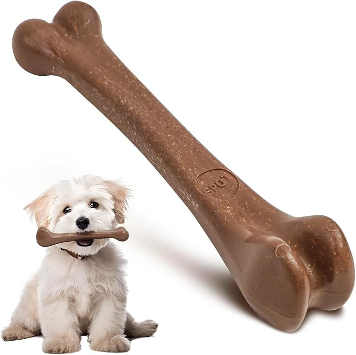 SPOT Bam-Bones Bone - Made with Strong Bamboo Fiber, Durable Long Lasting Dog Chew for Light to M... | Amazon (US)