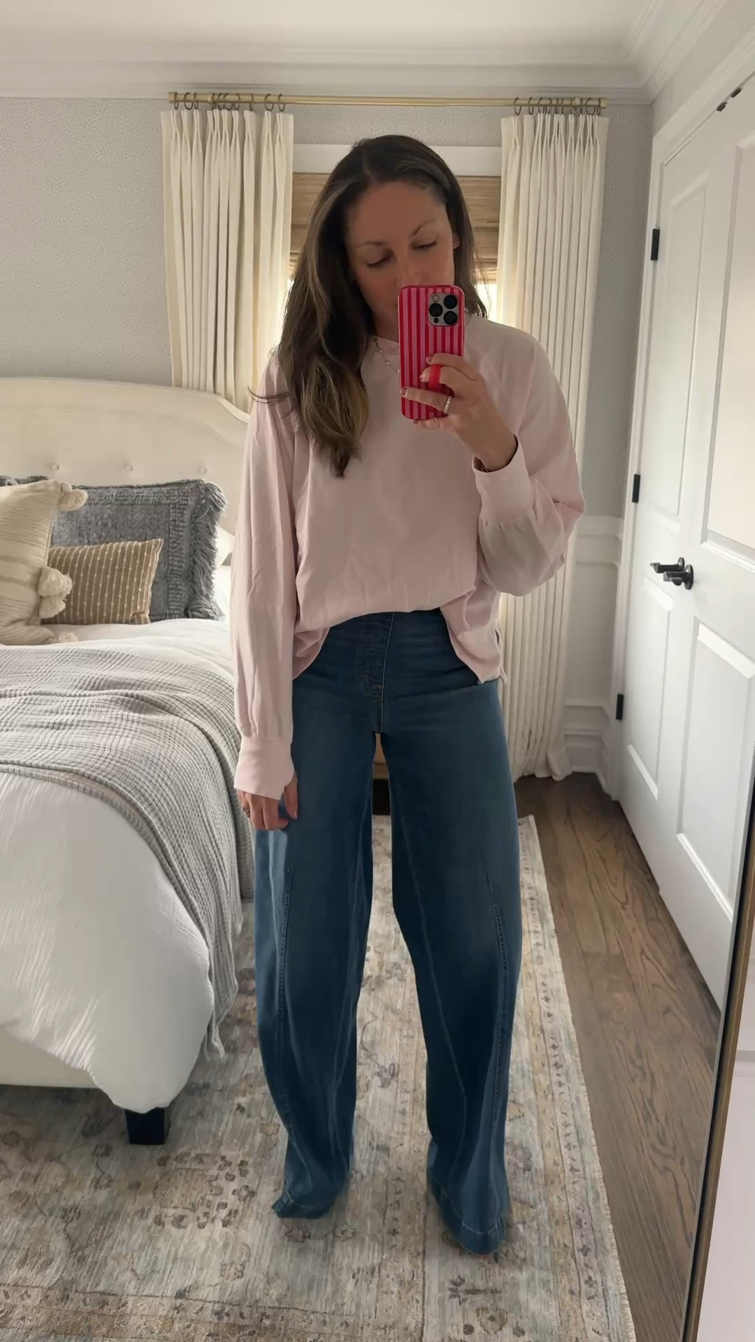 Don’t miss out on @Spanx jeans — they’re truly so good! I find it’s best to size down one size but every single pair I’ve tried a has been so flattterinf and comfortable. Currently 20% off if you tap below and copy the code that pops up!! Grab them via the #LTKSpringSale while you can!! 

#LTKmomlife #LTKSpringSale #LTKootd