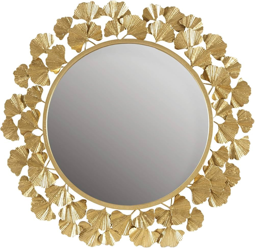Martha Stewart Wall Décor Large Round Living Room Iron Metal Mirrors Ready to Hang Bedroom Decor... | Amazon (US)