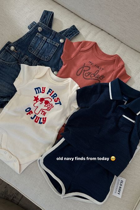 Old navy baby finds 🇺🇸 summer baby clothes! all on sale 

#LTKbaby #LTKbump