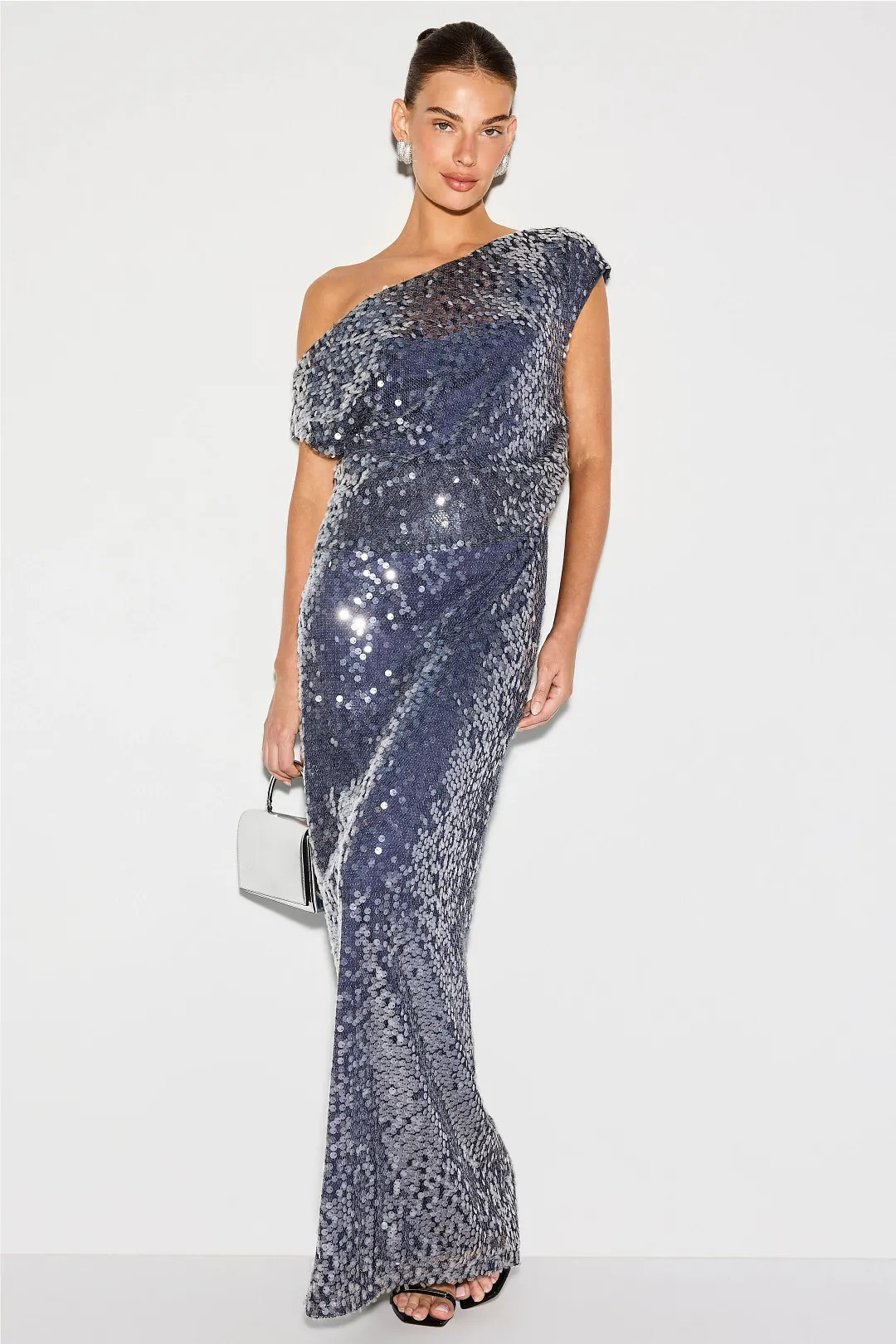 One33 Social Asymmetrical Shoulder Maxi Dress | Rent the Runway