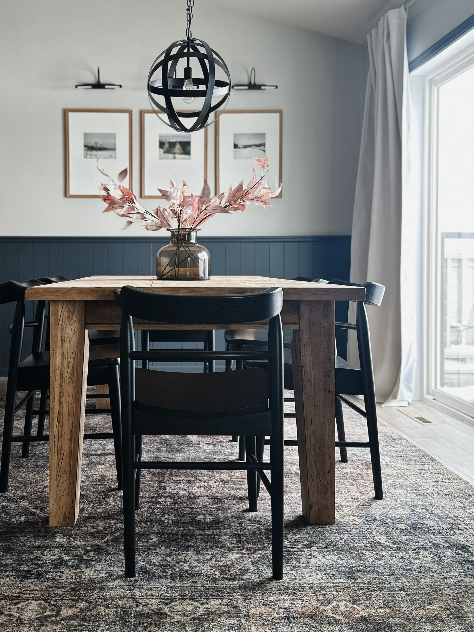 Our dining chairs are only $63 this week for target circle week!! 

Dining room, navy shiplap, crate and barrel eucalyptus stems, amber glass vase, studio McGee target chairs, black dining room chairs, amber Lewis Loloi rug, gallery wall dining room, wood dining table, home decor, target find, target furniture, target home decor, target circle week 


#LTKSaleAlert #LTKHome #LTKSummerSales