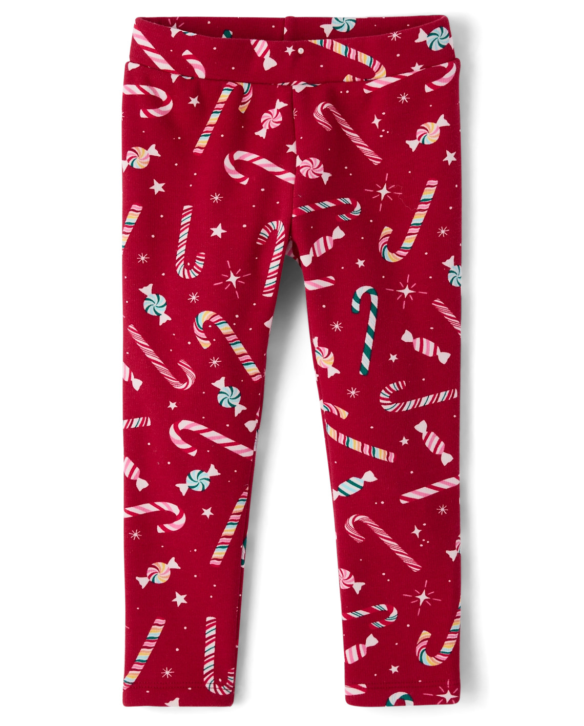 Baby And Toddler Girls Holiday Winter Warm Leggings - red | The Children's Place