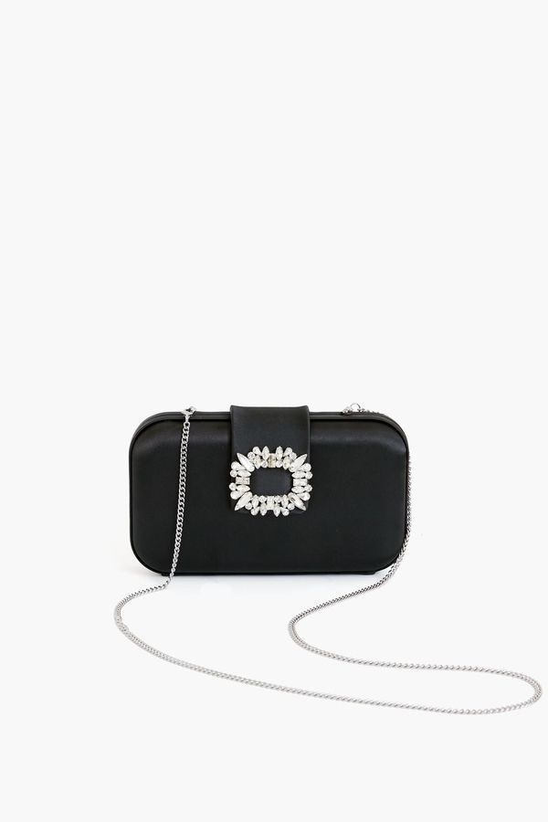 Black Emmy Crystal Trim Clutch | Tuckernuck (US)