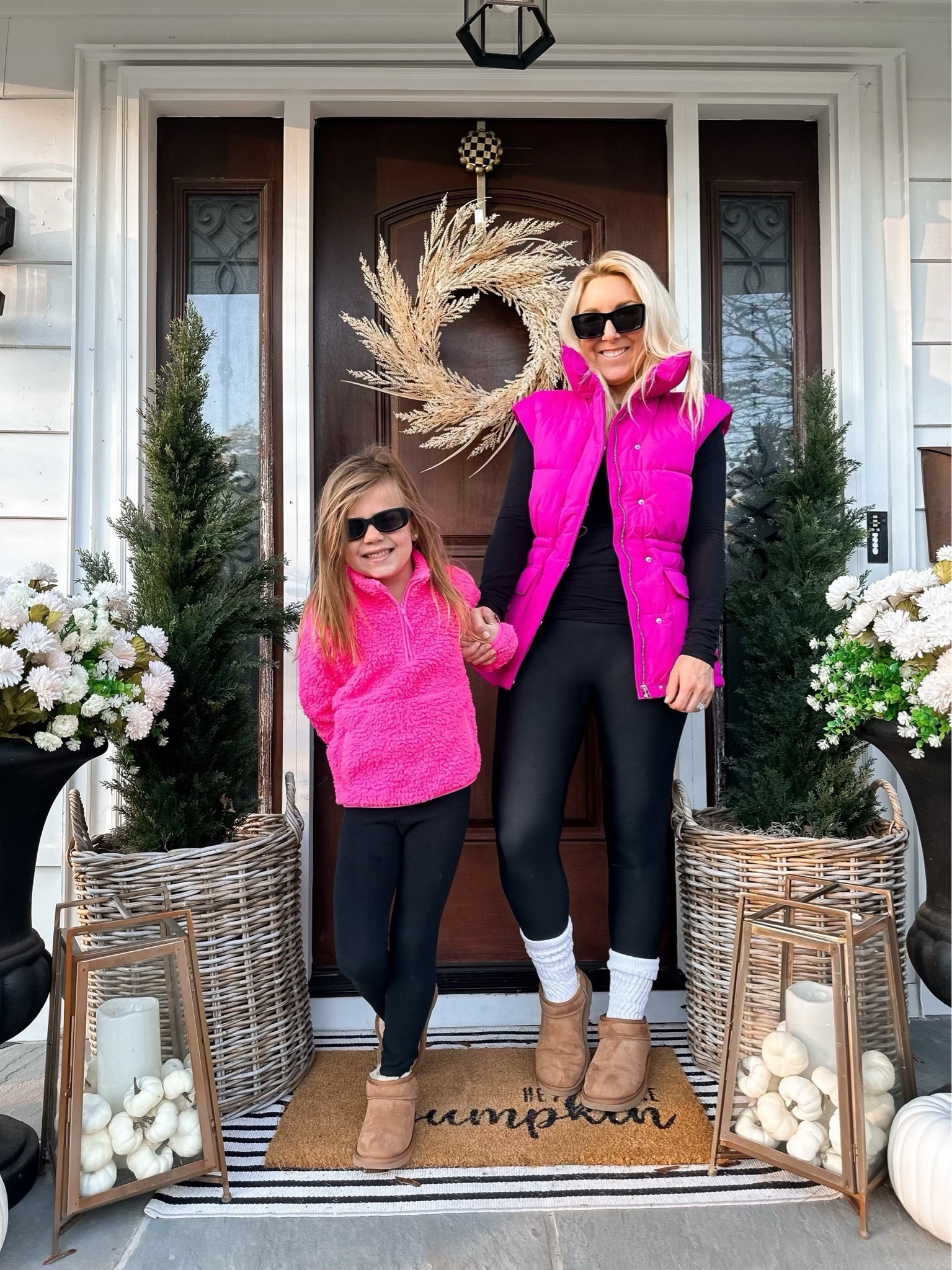 I’m loving this pop of pink for the cooler months! What do you think?! 

Also, this may be the week all my Christmas decor is going to go out on the front porch! Even though we haven’t even reached Thanksgiving I feel like it’s time to fully deck the halls! 🎄

#LTKstyletip #LTKkids #LTKfamily